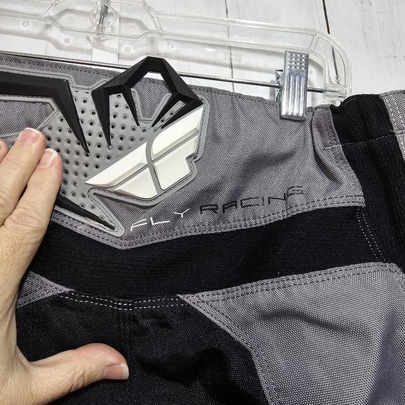 Fly Racing F-16 Powersports Riding Pants Size 40 Adjustable Waist Black Gray. - Picture 7 of 11